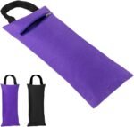 2 Pack Yoga Sandbag Weighted Bag for Fitness Yoga Bolster, Unfilled Sandbag 16 x 7 Inch