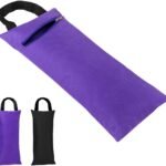 2 Pack Yoga Sandbag Weighted Bag for Fitness Yoga Bolster, Unfilled Sandbag 16 x 7 Inch