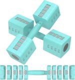 Adjustable Dumbbells Set of 2, 5-in-1 Adjustable Weight Dumbbells for Women/Men, 3lb/5lb/7lb/9lb/11lb Dumbbell Weights Set for Home Gym Workout