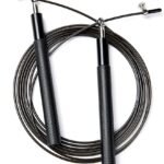 Speed Skipping Rope Adjustable Jumping Rope with Aluminium Alloy Handle and Ball Bearing Tangle-Free Exercise Rope for Home Exercise & Slim Body , Cross Fit Training, Fitness, Exercis Ideal for Aerobic Exercise