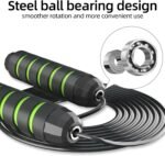 4 pack Jump Rope Skipping Rope for Rope Skipping, Speed Jump Rope for Exercise（green+red） - Image 2