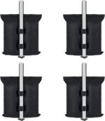 Canopy Weight Bags(120 lbs) for Pop up Canopy Tent, 1680D Heavy Duty Leg Weights - Set of 4