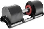 70lb Adjustable Dumbbell 9 in 1 Weight Options, Fitness Equipment with Anti-Slip Metal Handle, Quick Change Weight Adjustment with Twist Lock Technology, for Full Body Workout and Weightlifting