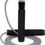 Weighted Skipping Rope Speed jump Rope Heavy Adjustable Ropes with Deluxe Ball Bearing Aluminum Handle for Men Women Fitness Exercise Cardio Exercise Boxing  Endurance Training