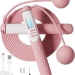 Cordless Jump Rope with Counter for Fitness - Adjustable Smart Skipping Rope For Men Women Kids Outdoor Speed Boxing  Workout Exercise Cardio