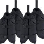 Canopy Weights Bag(192lbs) Set of 4, 1680D Heavy Duty Pop Up Tent Weights Sand Bags for Instant Outdoor Sun Shelter Canopy Patio Umbrella