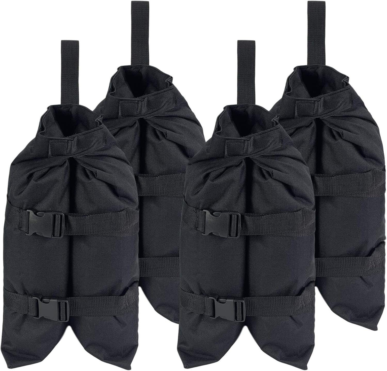 81O5RMeMNL._AC_SL1500_.jpg Canopy Weights Bag(192lbs) Set of 4, 1680D Heavy Duty Pop Up Tent Weights Sand Bags for Instant Outdoor Sun Shelter Canopy Patio Umbrella - Image 1