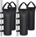 4 Packs Sandbags Weight Bags, 112 LBS Large Sandbags for weight, Cylindrical Heavy Duty Sand Bags for Beach Canopy, Pop Up Tent, RV Awning, Picnic Table, Umbrella Base, Gazebos, Trampoline Stakes