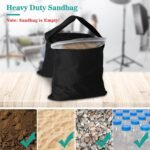 4 Packs Sandbags Weight Bags for Light Stand Photography Video Equipment, Heavy Duty Saddlebag for Backdrop Stand, Photo Tripod, Canopy, Pop up Tent, Umbrella Base, Fishing Chair, Picnic Table - Image 2