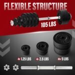 Dumbbell Adjustable - 105lbs - Image 2