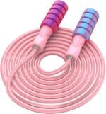 Jump Rope for Fitness, Weighted Jumprope for Women Workout, Adjustable Adult Exercise Skipping Rope for Men